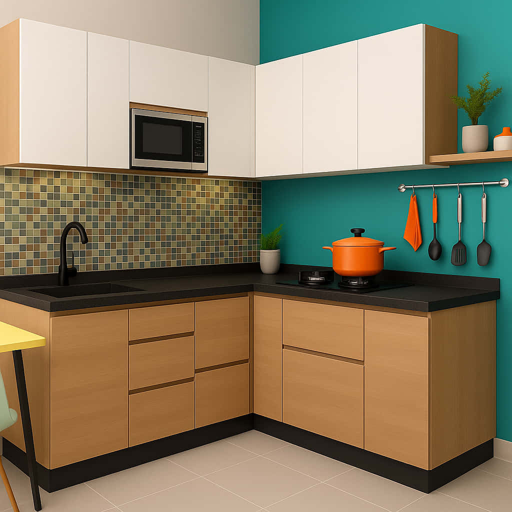 Desain Dapur Minimalis 2x2 Gaya Kontemporer