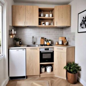 Desain Dapur Minimalis 1x1 Meter Japandi